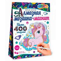 Мозаика алмазная МУЛЬТИ АРТ "Милая лошадка" STICK-MAG магнит
