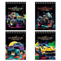 Блокнот А6  60л. BG спираль "Bright cars" 58721