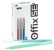 Ручка шар. LINC "Оффикс" 1502-B синяя,0,6мм,шестигр.корп.асс.