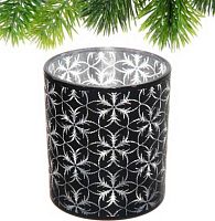 Подсвечник "Фантазия" 201-3862 чёрный,7*7,8см