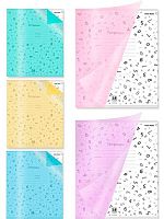 Тетрадь 18л. (клетка) Проф-Пресс пластик.обл. "Пастель школа" 18-8418 асс.