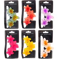 Заколка-краб д/волос "Яркая лилия" 746-611 асс.