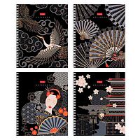 Тетрадь 96л. (линейка) ХАТ спираль "Символы Азии" 29868 мат.лам.,3Dфольга,3Dлак,асс.