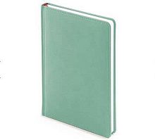 Ежедневник н/д А5+ 136л. BV кож.зам. "Velvet" 3-115/36 зефирный мятный