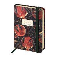 Занисная книжка А6 100л. BV "Мегаполис журнал. Флора.Гранаты" 3-478/24 линейка,тв.обл.,резинка