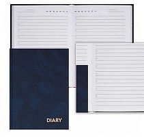 Ежедневник н/д А6 136л. ATTOMEX тв.обл. б/в 2035854 тёмно-синий,тисн.фольгой