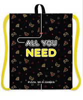 Сумка д/обуви ХАТ 41*49см "All you need..." 22036 1отд.,с петлей д/подвеса