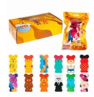 Игрушка-антистресс СКВИШ 1TOY Лакимиши "Мишка" Т27607П асс.,12,5см