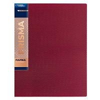 Папка 4 кольца 25мм Expert Complete А4 "Призма" EC211400126 рубин.new,700мкм,17мм,эфф.3D