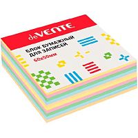 Блок д/записей 60*50*40мм deVENTE 5пастел.цветов,10слоёв,проклеенный 2012208