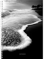 Тетрадь 96л. (клетка) А4 Проф-Пресс спираль "Морская пена-4" 96-8591 софт-тач