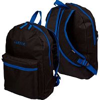 Рюкзак подростковый deVENTE "Black" 7032379 чёрный с синим,40*29*17см