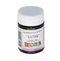 Акрил ЗХК "Декола" 50мл черная по шелк батик 4428810