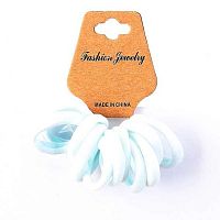 Резинка д/волос КОКОС 200467 (набор 12шт) 3см,белый