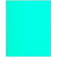 Тетрадь 96л. (клетка) ХАТ спираль "SoloMatte-Аквамарин" лам.soft-touch