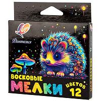 Мелки восковые 12цв. ЛУЧ "Фантазия" 25С 1520-08 масляные