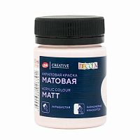 Краска акриловая  50мл ЗХК "Декола" персиковая матовая 14328256