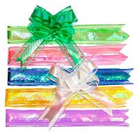 Бант-бабочка 3см Зелёный органза,перламутр Р0939-38 Кб159-7