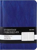 Ежедневник н/д А6 128л. Проф-Пресс кож.зам. "Everyday Chronicles-blue" 128-5032 синий
