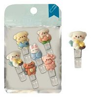 Набор прищепок пластик. КОКОС "Ассорти" 252648 (6шт.)