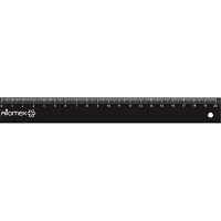 Линейка 20см ATTOMEX 5091301 черн.