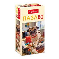 Пазлы   80 ХАТ А5 "Собака-улыбака" 37233 (096587)