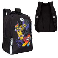 Рюкзак школьный Гризли RB-451-7 чёрный