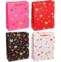 Пакет подар. "Сердечки" 18*23*8см 775-0953