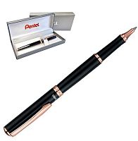 Ручка-роллер подар. Pentel K611APG-LR7CEBSET синяя,0,7мм,подар.футляр