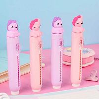 Ластик Inmorning "Rainbow Pony" LA MK-9034 выдвижной,пластик.держ.,асс.