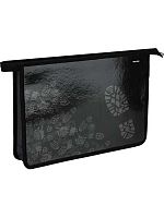 Папка д/тетрадей А4 Проф-Пресс "След" ПТ-1660 картон+пластик,на молн.