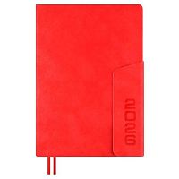 Ежедневник 2026г. А5 176л. ESCALADA кож.зам. "Думай как миллиардер. Тиволи красный" 70256