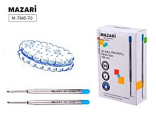 Стержень шар. MAZARI Easy Flow M-7945-70 синий,0,7мм,109мм,(д/шар.ручек с механизмом типа PARKER)