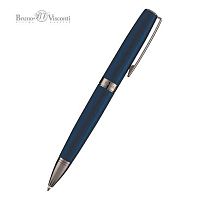 Ручка подар. шар. BV "Sorrento" 20-0333 синяя,1мм,синий мат.металл.корп.,поворот.мех.