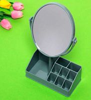 Зеркало настол.-органайзер "Beauty-лазурный" 453-616