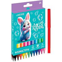 Фломастеры 24цв. deVENTE "Little Rabbit" 5083626 вент.колп.,к/к/подвес