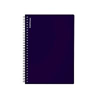 Тетрадь 80л. (клетка) EK пластик.обл. спираль "Reef индиго" 63643 софт-тач,шелкогр.