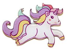 Значок "Единорог №5" 5см пластик. R-389 Кбр322 Значок "Единорог №5" 5см пластик. R-389 Кбр322