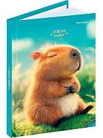 Записная книжка А6  64л. Проф-Пресс "Милая капибара-2" ЗК64-3029 тв.обл.,мелов.,глянц.лам.