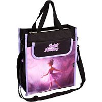 Сумка д/доп.занятий А4+ deVENTE "Ballet Academy" 7041534 плотн.полиэстер,36*31*13см