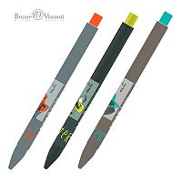 Ручка авт. шар. BV FunClick "Псы на стиле" 20-0297/08 синяя,0,7мм,асс.