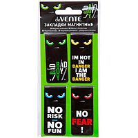 Закладки магнитные deVENTE "Bad Boy" 8065511 (4шт) блист.