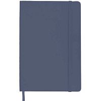 Записная книжка А5  80л. deVENTE 2251646 графитово-серая,кож.зам.,тв.обл.,клетка,крем.бум.