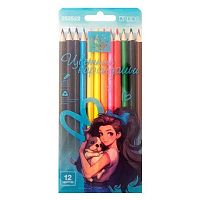 Карандаши 12цв. КОКОС "ERGO First Sweet puppy" 252522 трёхгр.пластик/к,е/подвес