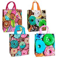 Пакет подар. нетканый ПГС 27*29*12см "Пончик" Тсш86