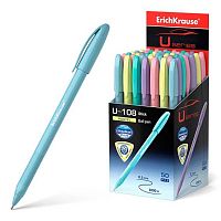 Ручка масл. шар. EK U-109 Pastel Stick 58110 синяя,1,0мм,Ultra Glide Technology