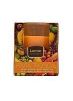 Свеча аромат. в стакане LUMAR "Тропические фрукты" 903959 125гр.