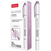 Маркер текст. ХАТ "Mildtone Pastel" 060864 сиреневый,двухстор.,к/к