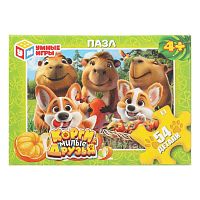 Пазлы   54 Умные игры "Корги и Милые друзья" 4630395051088 (17,5*13см)