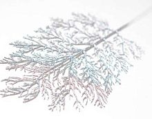 Ветка-лист водоросли мерцающий серебряный ФРФ 4.219 (1010237)